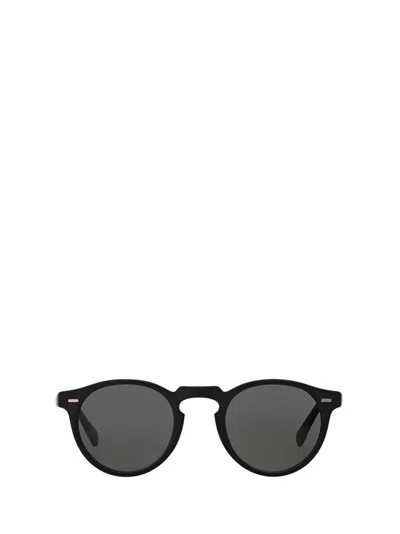 Oliver Peoples Gregory Peck Sun Sunglasses In Black