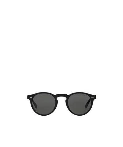 Oliver Peoples Gregory Peck Sun Sunglasses In Black