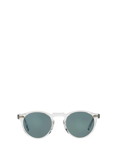 Oliver Peoples Gregory Peck Sun Sunglasses In Transparent