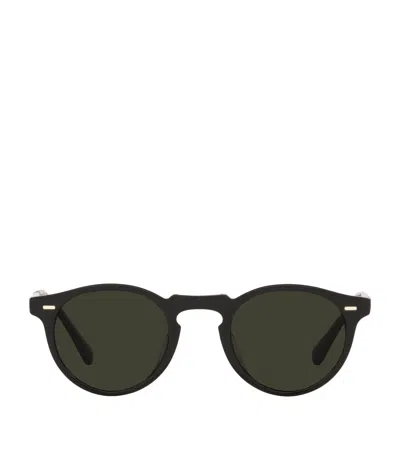 Oliver Peoples Gregory Peck Sunglasses In Black