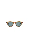 Oliver Peoples Ov5217s Semi Matte Lbr Unisex Sunglasses In Green