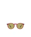 Oliver Peoples Gregory Round-frame Sunglasses In Green