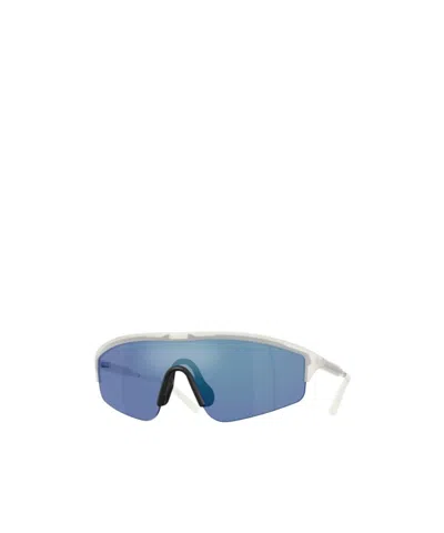 Oliver Peoples Half-frame Sunglasses In Blue