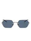 Oliver Peoples Hexagonal-frame Sunglasses In Gray