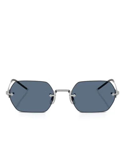 Oliver Peoples Hexagonal-frame Sunglasses In Gray