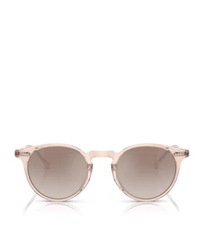 Oliver Peoples Injected Ov5529su Sunglasses In Red