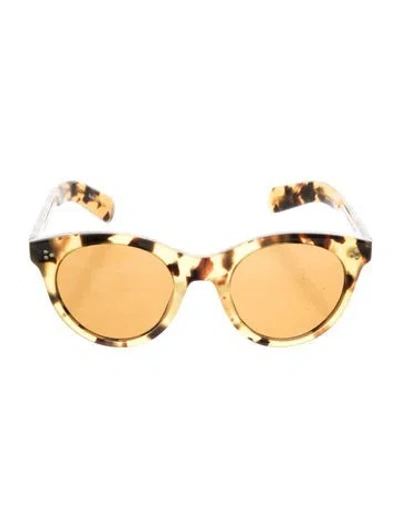 Pre-owned Oliver Peoples Jacey Cat-eye Sunglasses In Brown