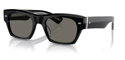 Pre-owned Oliver Peoples Kasdan Ov5514su 1492r5 51 Black/carbon Grey Sunglasses In Gray