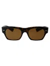 Oliver Peoples Womens Brown Ov5514su Kasdan Rectangular-frame Tortoiseshell Acetate Sunglasses In Black