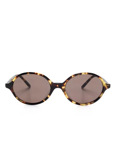 Oliver Peoples Khaite Sunglasses In Brown