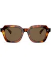 Oliver Peoples Kienna Square-frame Sunglasses In Braun