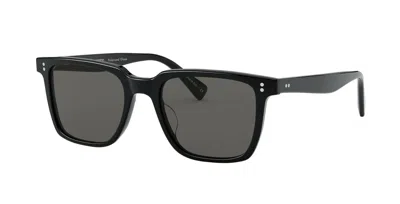 Pre-owned Oliver Peoples Lachman Sun Ov 5419su Black/midnight Express 50mm Sunglasses In Gray
