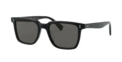 Pre-owned Oliver Peoples Lachman Sun Ov 5419su Black/midnight Express 53mm Sunglasses In Gray