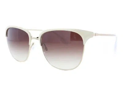 Pre-owned Oliver Peoples Leiana-ov1157s-520713(no Case) Gold Sunglasses