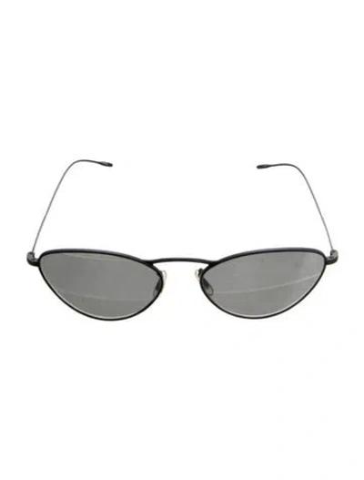 Pre-owned Oliver Peoples Lelaina Cat-eye Sunglasses In Black
