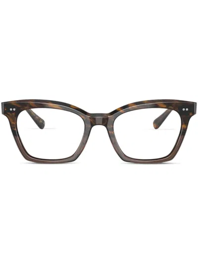 Oliver Peoples Lelia Glasses In 褐色