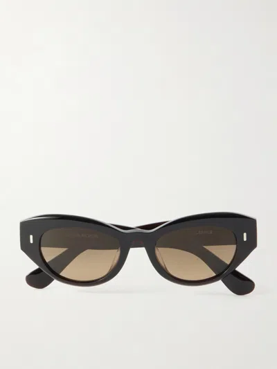 Oliver Peoples Lerrue Oval Sunglasses In Black