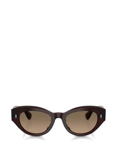 Oliver Peoples Lerrue Cat-eye Acetate Sunglasses In Black