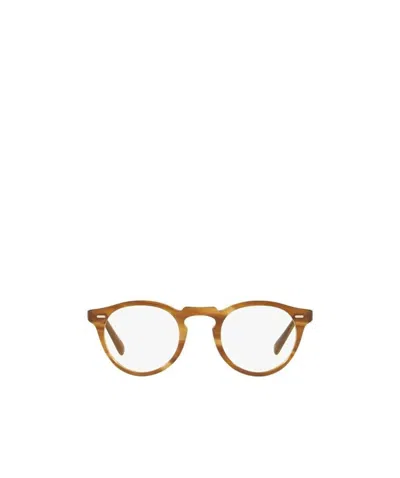 Oliver Peoples Logo Details Flat Mirror In White