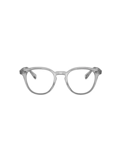 Oliver Peoples Logo Flat Mirror In Gray