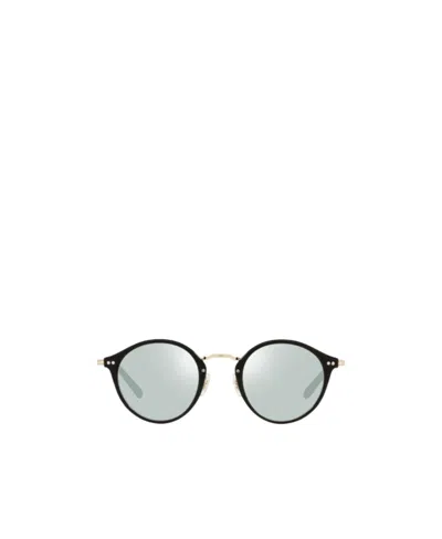 Oliver Peoples Logo Flat Mirror In Green