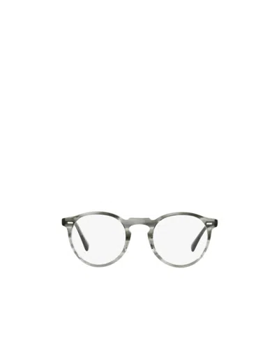 Oliver Peoples Logo Flat Mirror In Gray