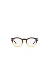 Oliver Peoples Gradient-effect Round-frame Glasses In White