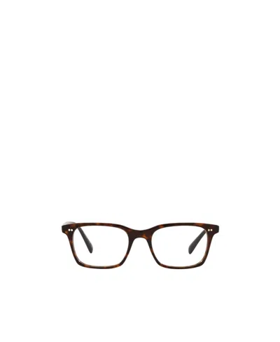 Oliver Peoples Logo Marking Flat Light Mirror In Brown