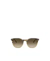 Oliver Peoples Logo Sunglasses In Brown