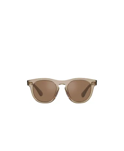 Oliver Peoples Logo Sunglasses, In Brown