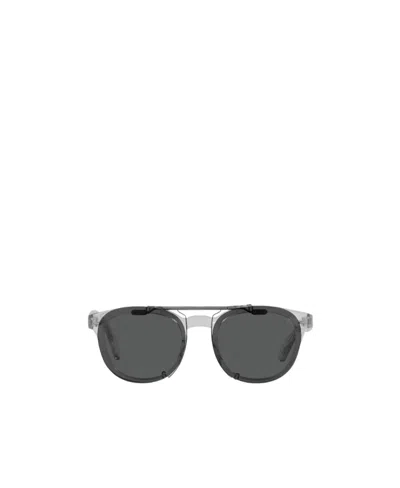 Oliver Peoples Logo Sunglasses Clip In Black
