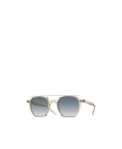 Oliver Peoples Logo Sunglasses In Gray