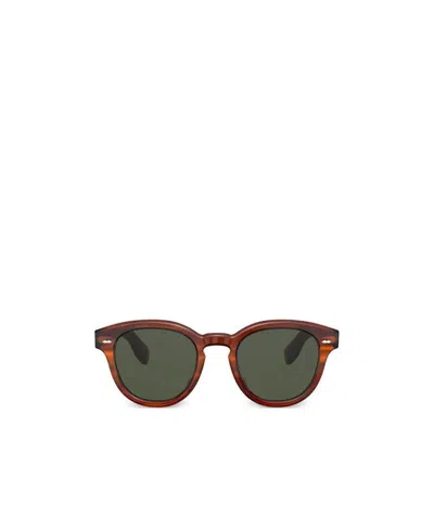 OLIVER PEOPLES LOGO SUNGLASSES
