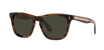 Pre-owned Oliver Peoples Lynes Sun Ov 5449su Tuscany Tortoise/g-15 Polarized Sunglasses