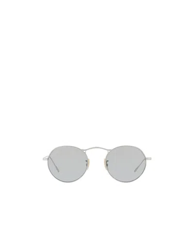 Oliver Peoples M-4 30th Round Frame Sunglasses In Gray