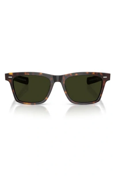 Oliver Peoples Maestro 51mm Polarized Pillow Sunglasses In Brown