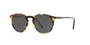 Oliver Peoples Logo Sunglasses In Dark Grey Polar