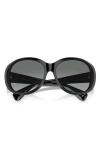 Oliver Peoples Maridan 62mm Oversize Round Sunglasses In Black