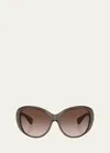 Oliver Peoples Maridan 62mm Oversize Round Sunglasses In Taupe