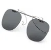 Oliver Peoples Men's 48mm Black Polarized Clip-on Frames In Black
