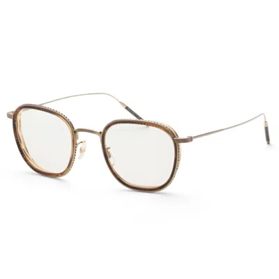 Oliver Peoples Men's 48mm Gold Tuscany Tortoise Opticals In Brown