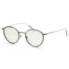Oliver Peoples Men's 48mm Silver Workman Grey Opticals In Gray