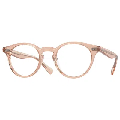 Oliver Peoples Men's 48mm Transparent Pink Opticals In Multi