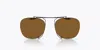 Oliver Peoples Men's 50mm Black Clip-on Frames In Black