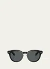 OLIVER PEOPLES MEN'S N.05 SUN ACETATE SQUARE SUNGLASSES