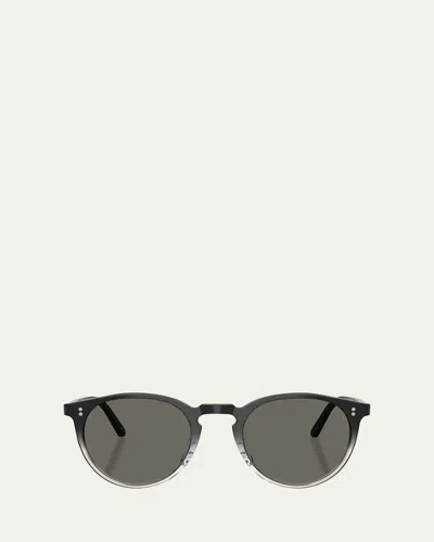 OLIVER PEOPLES MEN'S OV5183S ROUND ACETATE SUNGLASSES