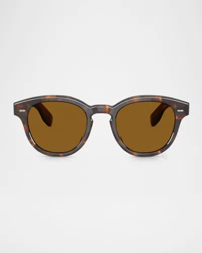 Oliver Peoples Men's Ov5413su Oval Tortoise Sunglasses