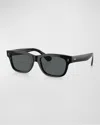 Oliver Peoples Rosson Sun 53mm Gradient Polarized Square Sunglasses In Black