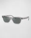 Oliver Peoples Womens Ov5540su Rosson Sun Rectangle-frame Acetate Sunglasses Grey In Grey