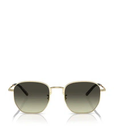 Oliver Peoples Metal Kierney Sun Sunglasses In Gold